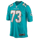 Zennovawear Men's Miami Dolphins Austin Jackson Aqua Player Game Jersey