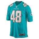 Zennovawear Men's Miami Dolphins Blake Ferguson Aqua Game Jersey