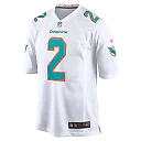 Zennovawear Men's Miami Dolphins Bradley Chubb White Game Player Jersey