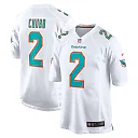 Zennovawear Men's Miami Dolphins Bradley Chubb White Game Player Jersey