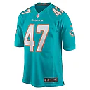 Zennovawear Men's Miami Dolphins Cam Brown Aqua Game Jersey