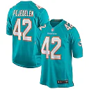 Zennovawear Men's Miami Dolphins Clayton Fejedelem Aqua Game Jersey