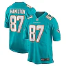 Zennovawear Men's Miami Dolphins DaeSean Hamilton Aqua Home Game Player Jersey