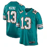 Zennovawear Men's Miami Dolphins Dan Marino Aqua Retired Player Jersey