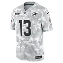 Zennovawear Men's Miami Dolphins Dan Marino Arctic Camo 2024 Salute to Service Retired Player Limited Jersey
