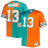 Zennovawear Men's Miami Dolphins Dan Marino Mitchell & Ness Aqua/Orange Big & Tall Split Legacy Retired Player Jersey