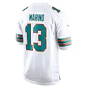 Zennovawear Men's Miami Dolphins Dan Marino White Retired Player Jersey