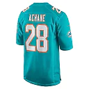 Zennovawear Men's Miami Dolphins Devon Achane Aqua Player Game Jersey
