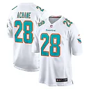Zennovawear Men's Miami Dolphins Devon Achane White Player Game Jersey