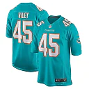 Zennovawear Men's Miami Dolphins Duke Riley Aqua Game Jersey