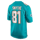 Zennovawear Men's Miami Dolphins Durham Smythe Aqua Game Jersey