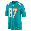 Zennovawear Men's Miami Dolphins Freddie Swain Aqua Game Jersey