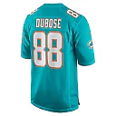 Zennovawear Men's Miami Dolphins Grant DuBose Aqua Game Jersey