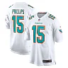 Zennovawear Men's Miami Dolphins Jaelan Phillips White Game Jersey