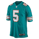Zennovawear Men's Miami Dolphins Jalen Ramsey Aqua Alternate Game Jersey