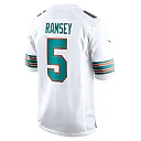 Zennovawear Men's Miami Dolphins Jalen Ramsey White Alternate Game Jersey