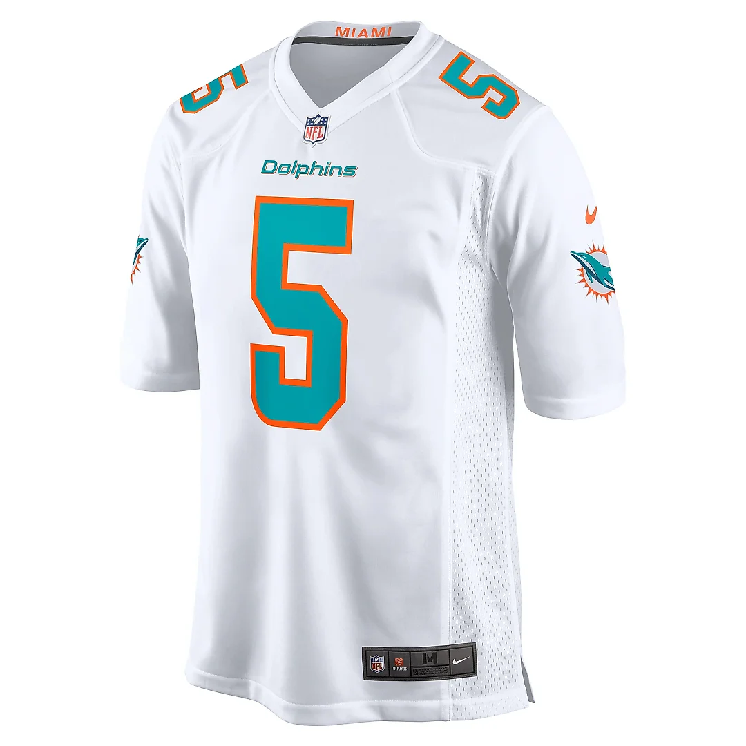 Zennovawear Men's Miami Dolphins Jalen Ramsey White Away Game Jersey