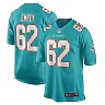 Zennovawear Men's Miami Dolphins James Empey Aqua Game Player Jersey