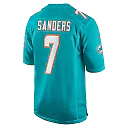 Zennovawear Men's Miami Dolphins Jason Sanders Aqua Game Jersey