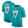 Zennovawear Men's Miami Dolphins Jaylen Waddle Aqua Game Player Jersey
