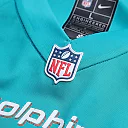 Zennovawear Men's Miami Dolphins Jaylen Waddle Aqua Game Player Jersey