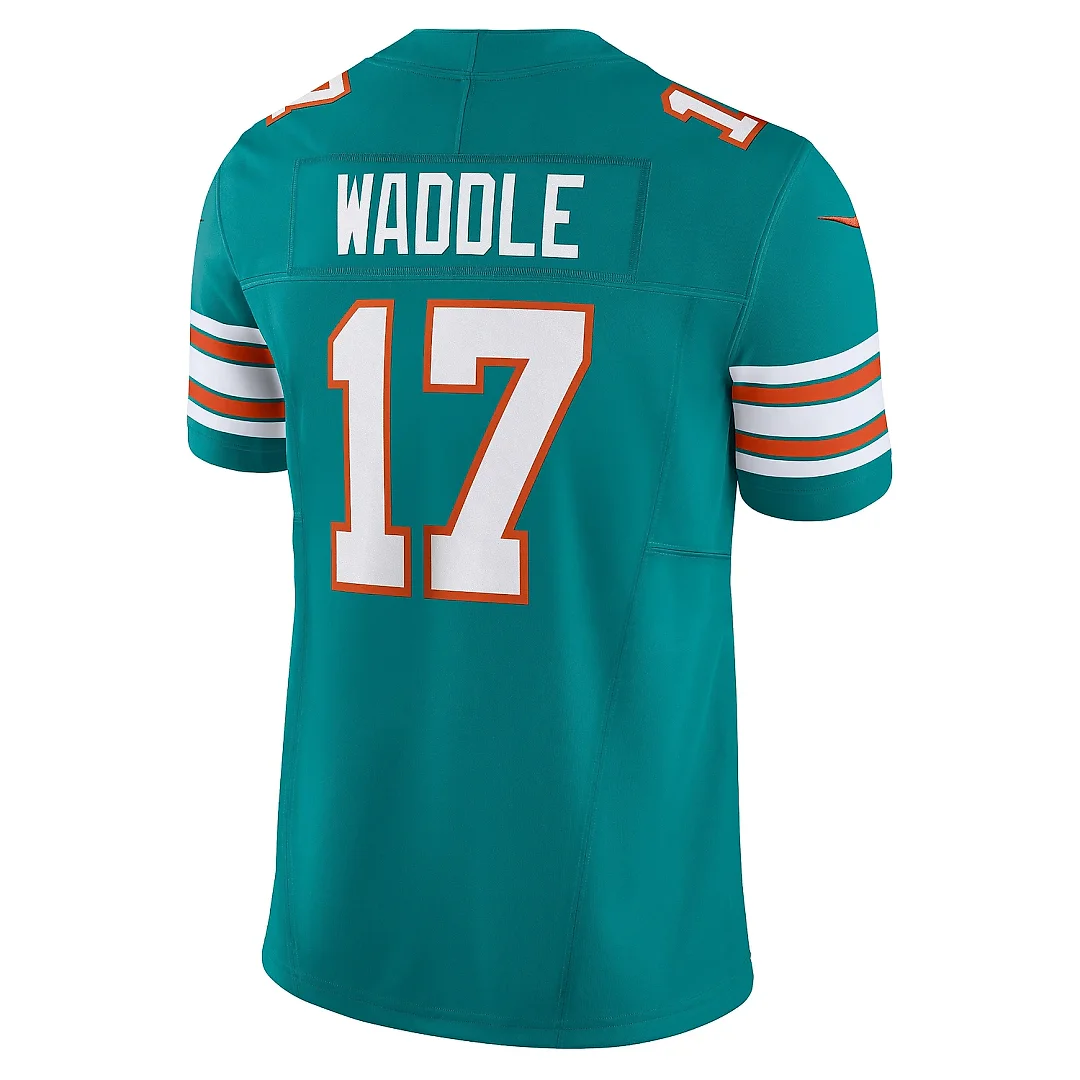 Zennovawear Men's Miami Dolphins Jaylen Waddle Aqua Vapor F.U.S.E. Limited Jersey