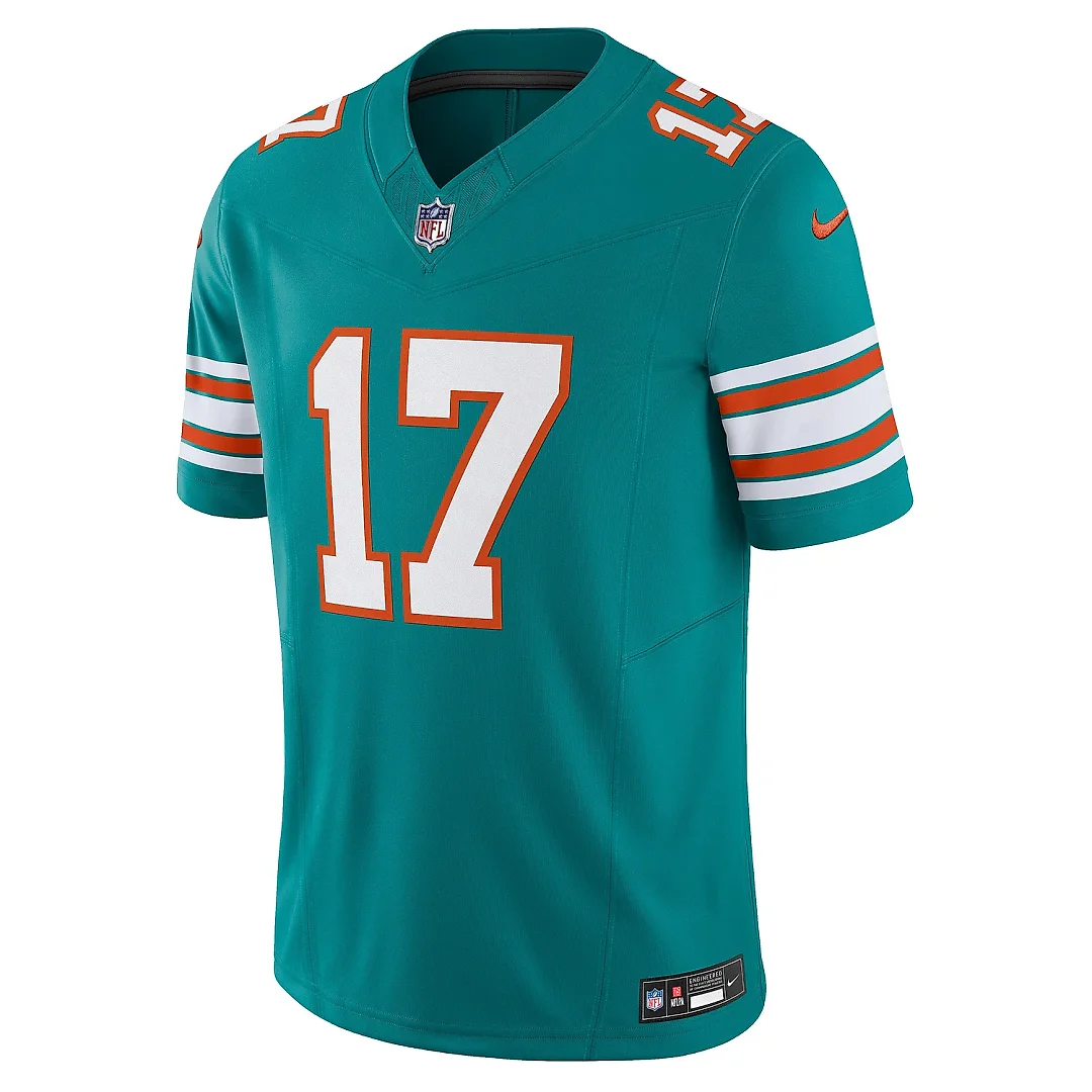 Zennovawear Men's Miami Dolphins Jaylen Waddle Aqua Vapor F.U.S.E. Limited Jersey