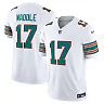 Zennovawear Men's Miami Dolphins Jaylen Waddle White Vapor F.U.S.E. Limited Jersey