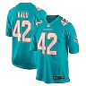 Zennovawear Men's Miami Dolphins Joshua Kalu Aqua Team Game Jersey