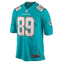 Zennovawear Men's Miami Dolphins Julian Hill Aqua Game Jersey
