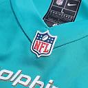 Zennovawear Men's Miami Dolphins Justin Bethel Aqua Game Player Jersey