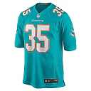 Zennovawear Men's Miami Dolphins Ka'Dar Hollman Aqua Home Game Player Jersey