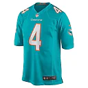 Zennovawear Men's Miami Dolphins Kader Kohou Aqua Game Player Jersey