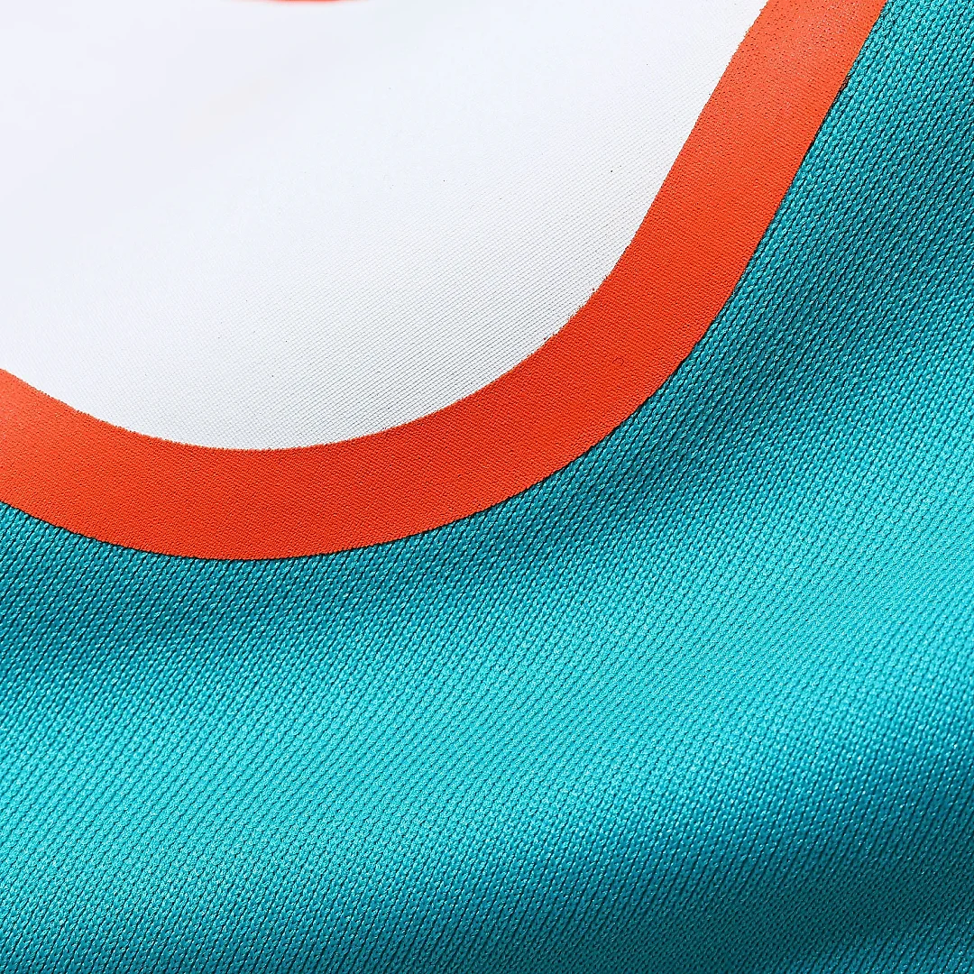 Zennovawear Men's Miami Dolphins Kendall Fuller Aqua Game Jersey
