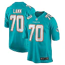 Zennovawear Men's Miami Dolphins Kendall Lamm Aqua Home Game Player Jersey