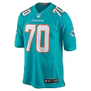 Zennovawear Men's Miami Dolphins Kendall Lamm Aqua Home Game Player Jersey