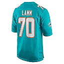 Zennovawear Men's Miami Dolphins Kendall Lamm Aqua Home Game Player Jersey