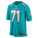 Zennovawear Men's Miami Dolphins Kion Smith Aqua Game Jersey