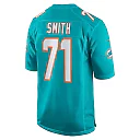 Zennovawear Men's Miami Dolphins Kion Smith Aqua Game Jersey