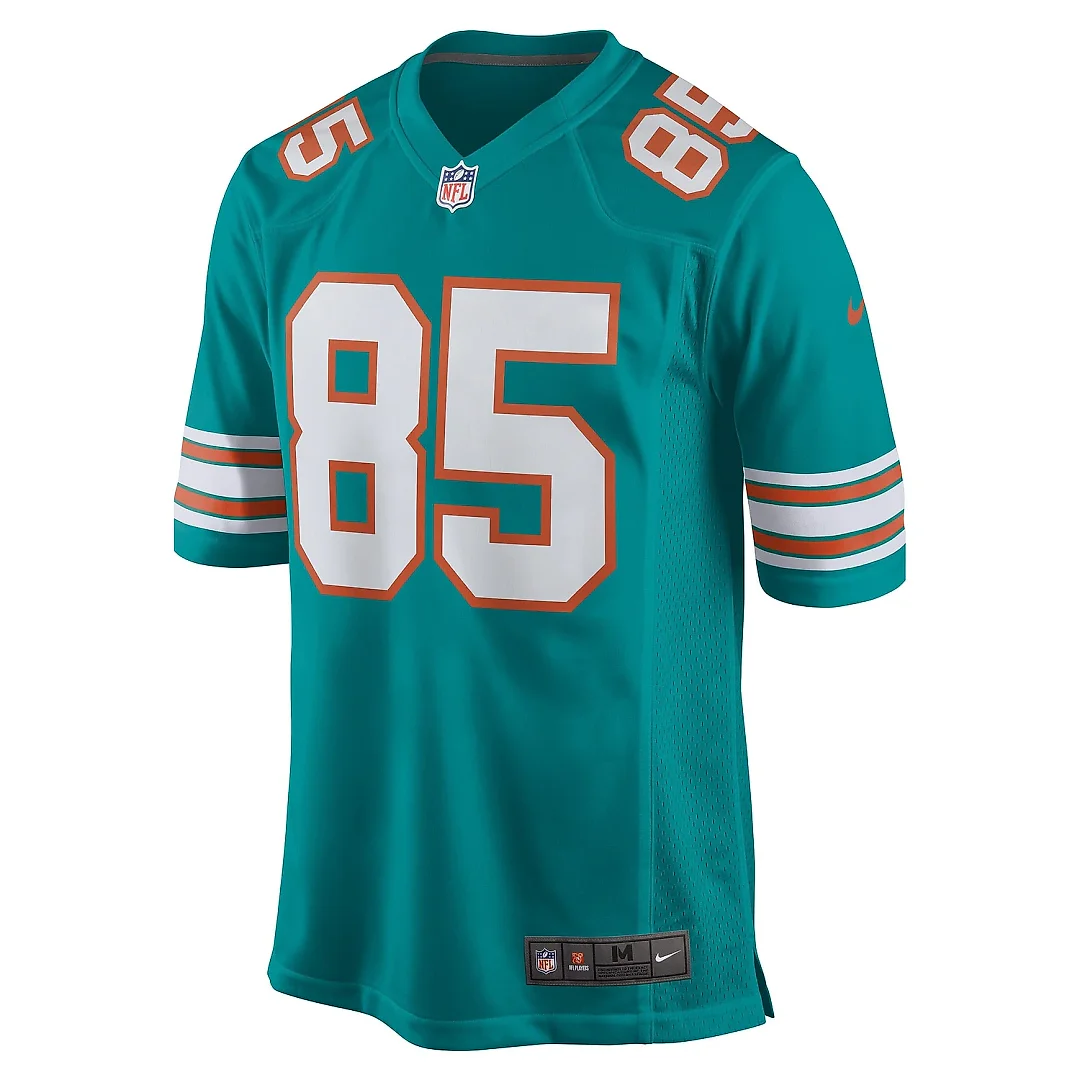 Zennovawear Men's Miami Dolphins Mark Duper Aqua Retired Player Jersey