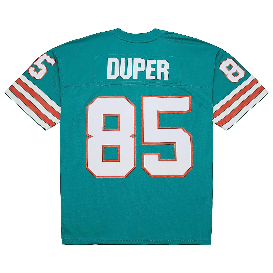 Zennovawear Men's Miami Dolphins Mark Duper Mitchell & Ness Aqua Legacy Jersey