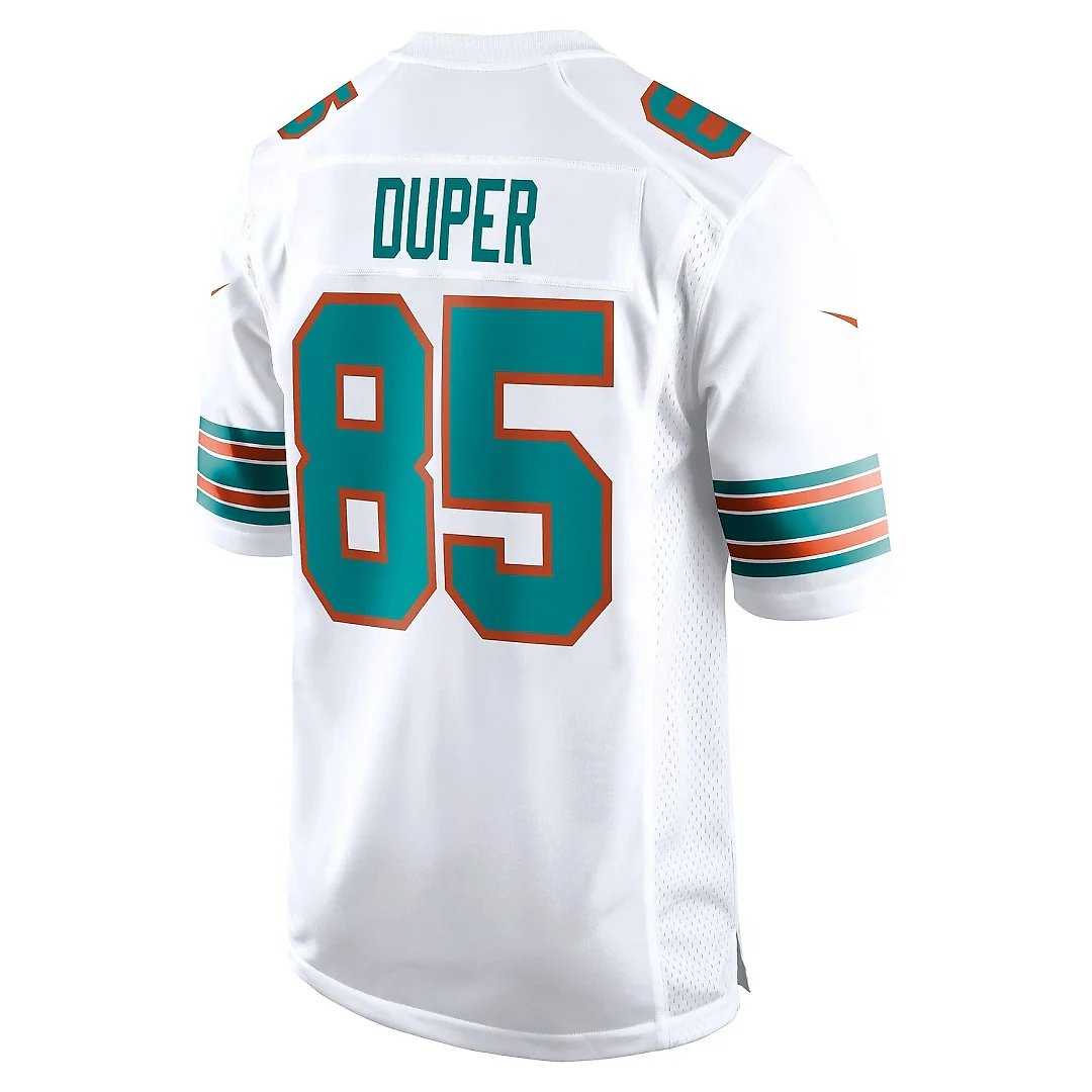 Zennovawear Men's Miami Dolphins Mark Duper White Retired Player Jersey