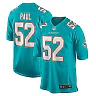 Zennovawear Men's Miami Dolphins Patrick Paul Aqua Game Jersey