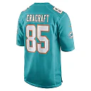 Zennovawear Men's Miami Dolphins River Cracraft Aqua Game Player Jersey