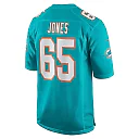 Zennovawear Men's Miami Dolphins Robert Jones Aqua Game Jersey