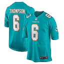 Zennovawear Men's Miami Dolphins Skylar Thompson Aqua Team Game Jersey