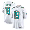 Zennovawear Men's Miami Dolphins Skylar Thompson White Game Player Jersey