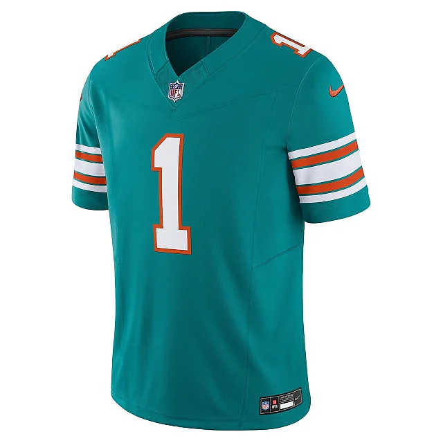 Zennovawear Men's Miami Dolphins Tua Tagovailoa Aqua Vapor F.U.S.E. Limited Jersey