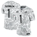 Zennovawear Men's Miami Dolphins Tua Tagovailoa Arctic Camo 2024 Salute to Service Limited Jersey
