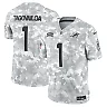 Zennovawear Men's Miami Dolphins Tua Tagovailoa Arctic Camo 2024 Salute to Service Limited Jersey